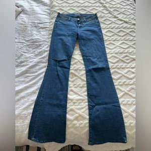 Mid rise kick flare MIH jeans size 8